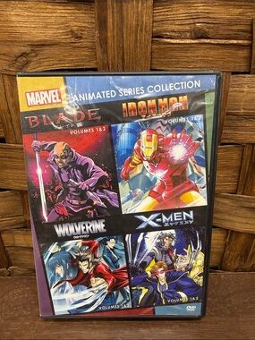 Marvel Animated Series Collection DVD Blade, Iron Man, Wolverine and X-Men